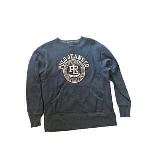 Polo jeans co Ralph lauren vintage crewneck pullover sweatshirt Mens small blue